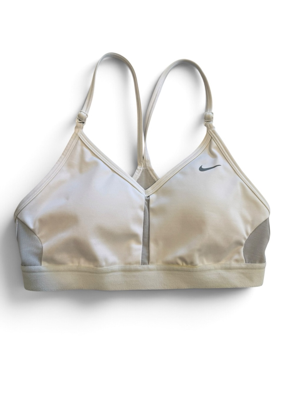 Nike White Indy Sports Bra